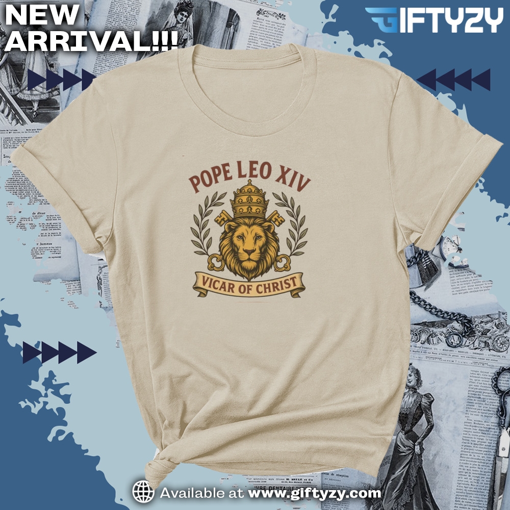 Pope Tshirt Leo Xiv New Pope Leo 14 Sweatshirt Lion Catholic Shirt 3 Pope T-Shirt Leo XIV New Pope Leo 14 Sweatshirt Lion Catholic Shirt