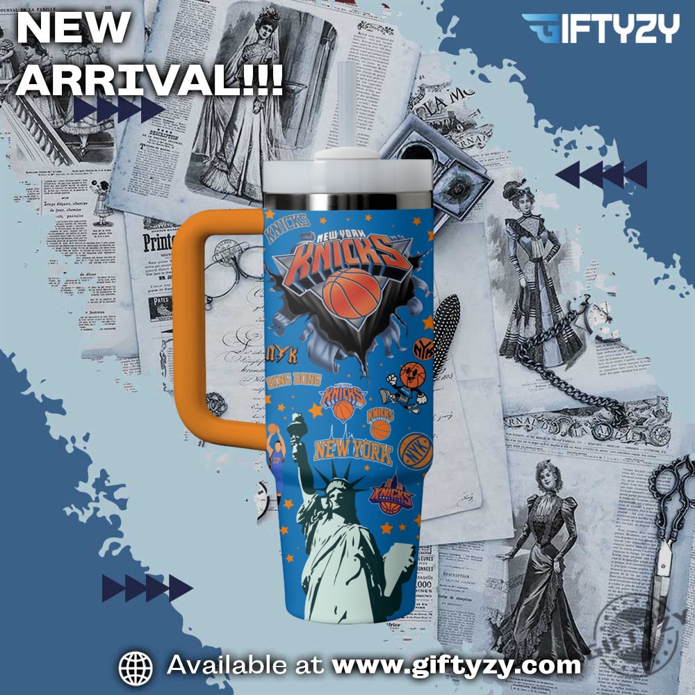 Nba New York Knicks Trendy Stanley Tumbler With Handle 4 NBA New York Knicks Trendy Stanley Tumbler With Handle