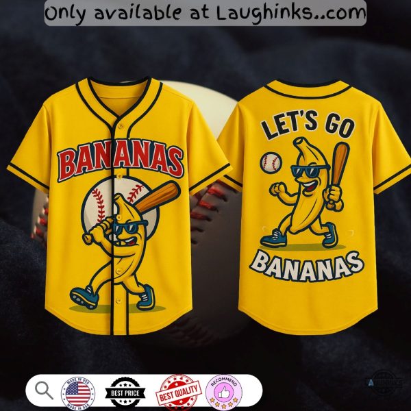savannah bananas baseball jersey shirt