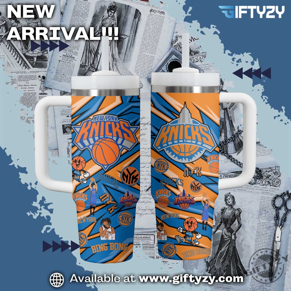 New York Knicks Nba Tumbler With Handle Stanley Cup 5 New York Knicks NBA Tumbler With Handle Stanley Cup