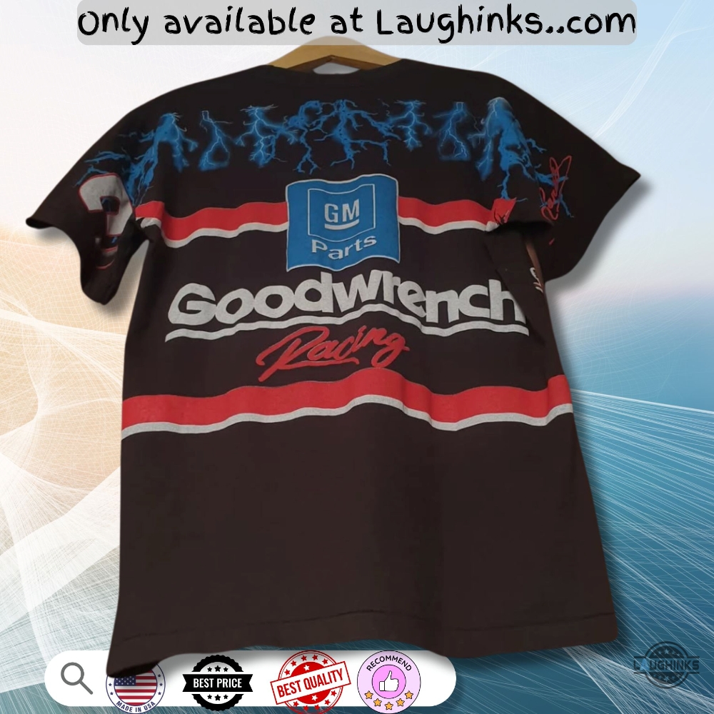 Dale Earnhardt Nascar All Over Print Black Knight Shirt 3 Dale Earnhardt NASCAR All Over Print Black Knight Shirt