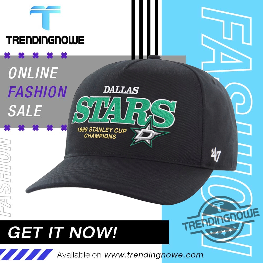 Dallas Stars 47 Black 1999 Stanley Cup Champions Hat trendingnowe 1
