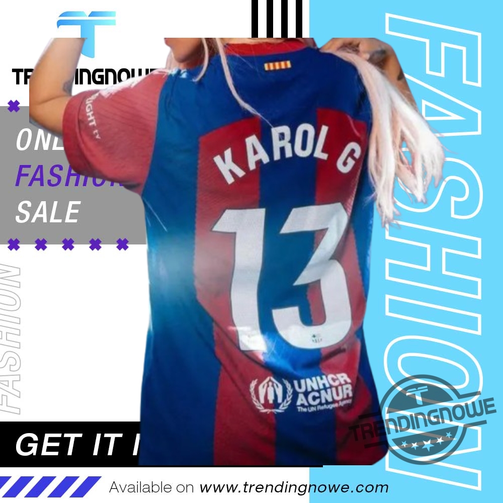 Karol G Barcelona Jersey For Sale Fc Barcelona Home Shirt Karol G 8 Karol G Barcelona Jersey For Sale FC Barcelona Home Shirt Karol G
