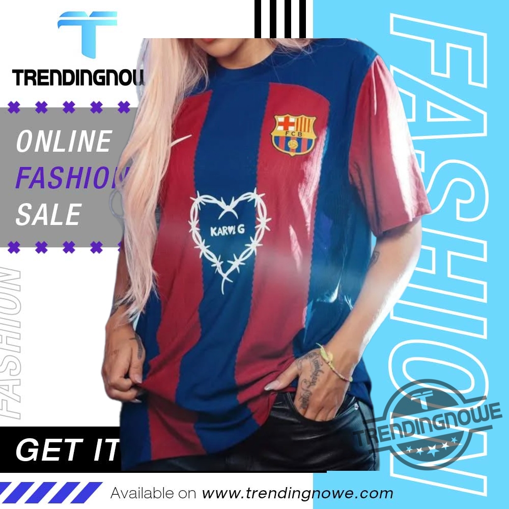 Karol G Barcelona Jersey For Sale Fc Barcelona Home Shirt Karol G 9 Karol G Barcelona Jersey For Sale FC Barcelona Home Shirt Karol G