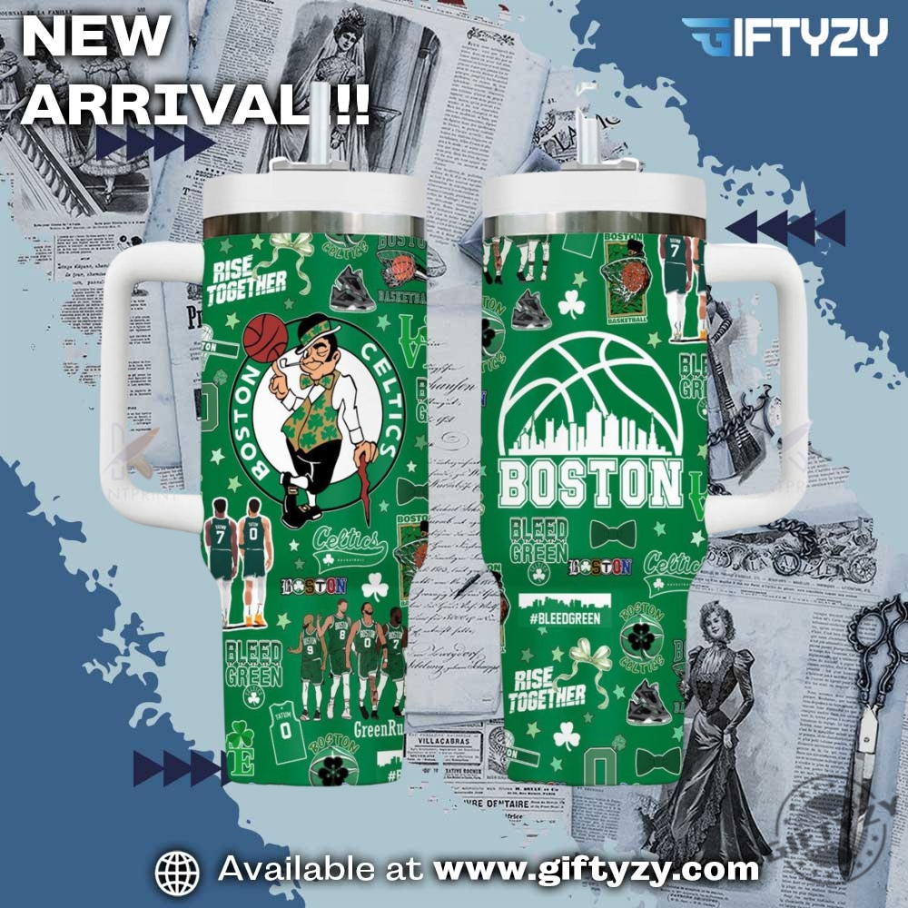music x sport shirts, stanley 16 Nba Basketball Boston Celtics Stanley Tumbler With Handle
