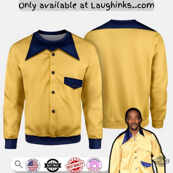 the tonight show 2024 anthony mackie aop artificial wool sweatshirt