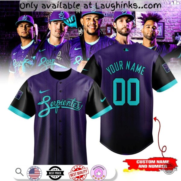 custom name arizona diamondbacks 2025 city connect limited edition baseball jersey shirt laughinks 1