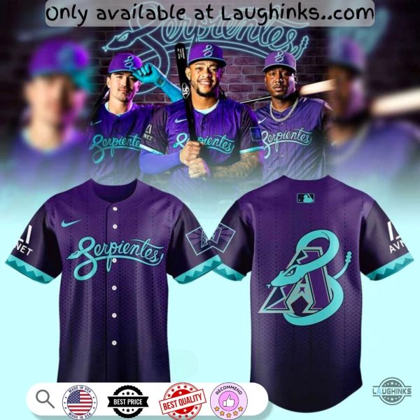 nike new purple arizona diamondbacks jersey serpientes city connect 2025