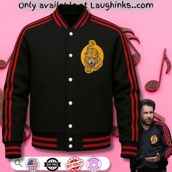 charlie kelly its always sunny in philadelphia aop baseball varsity jacket