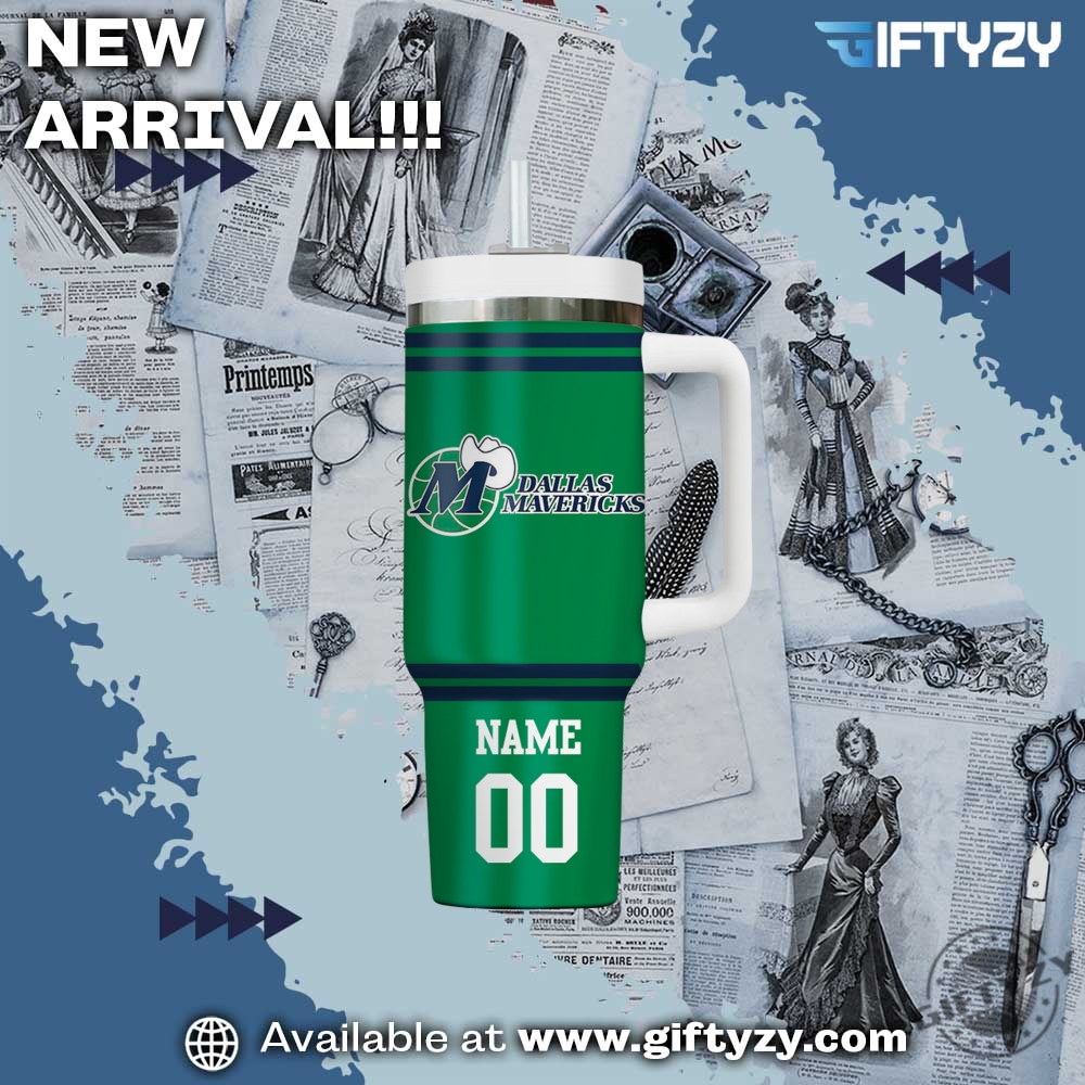 Nba Basketball Dallas Mavericks Custom Name Stanley Cup Tumbler With Handle 5 NBA Basketball Dallas Mavericks Custom Name Stanley Cup Tumbler With Handle