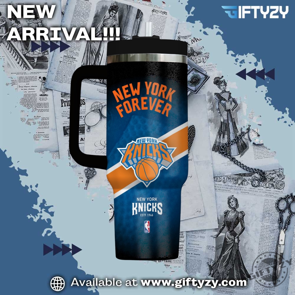 Nba Basketball New York Knicks Custom Name Stanley Cup Tumbler With Handle 5 NBA Basketball New York Knicks Custom Name Stanley Cup Tumbler With Handle
