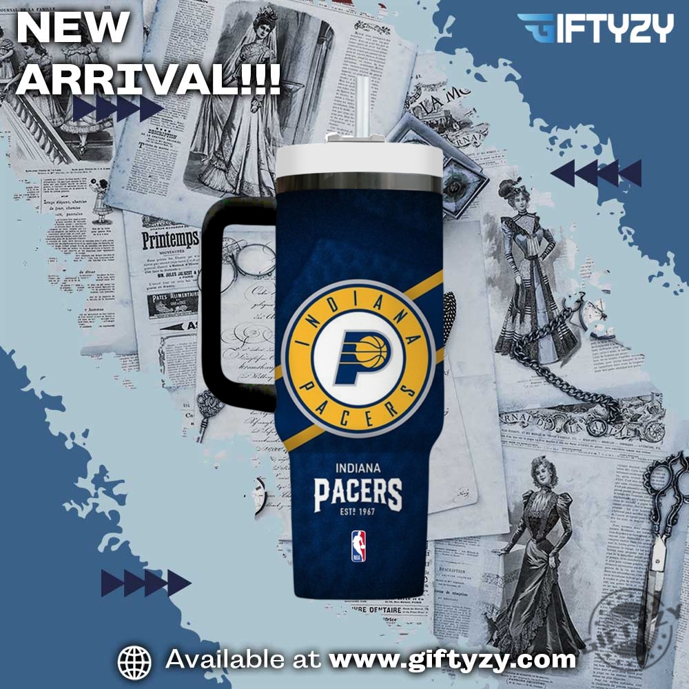 Nba Basketball Indiana Pacers Custom Name Stanley Cup Tumbler With Handle 5 NBA Basketball Indiana Pacers Custom Name Stanley Cup Tumbler With Handle