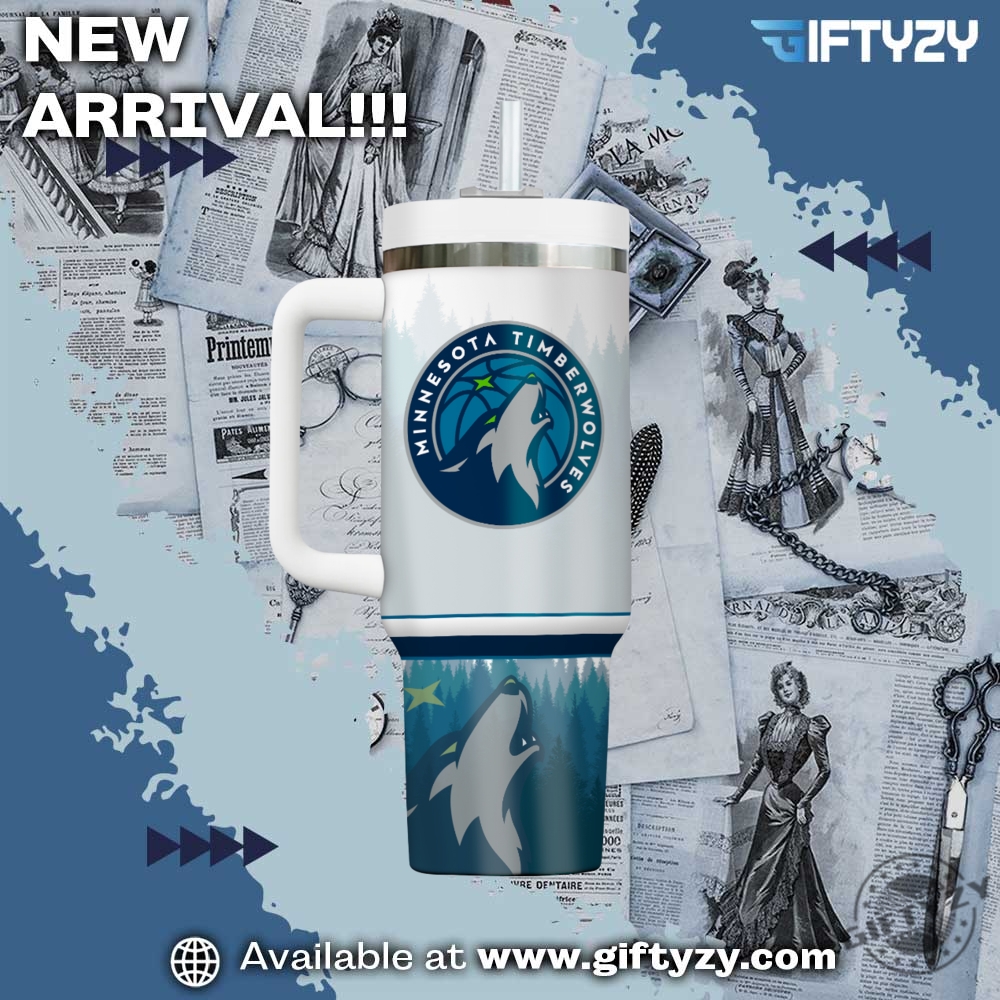 Nba Basketball Minnesota Timberwolves Custom Name Stanley Cup Tumbler With Handle 4 NBA Basketball Minnesota Timberwolves Custom Name Stanley Cup Tumbler With Handle