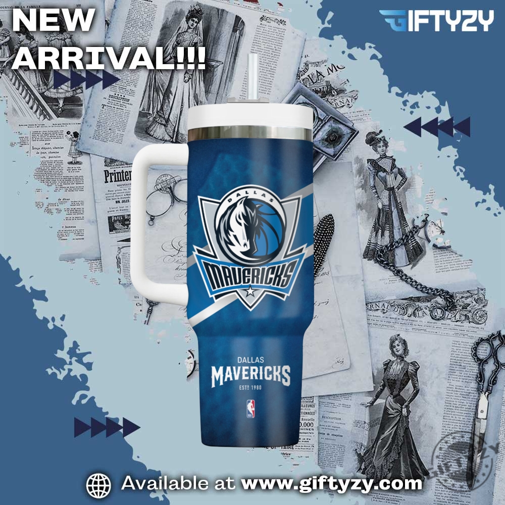 Nba Basketball Dallas Mavericks Custom Name Stanley Cup Tumbler With Handle 4 NBA Basketball Dallas Mavericks Custom Name Stanley Cup Tumbler With Handle