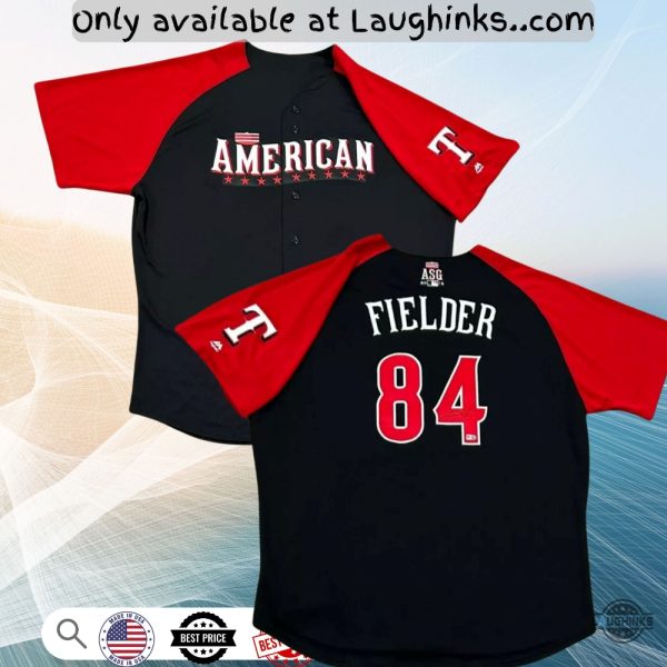 prince fielder rangers 2015 all star game baseball jersey full printed