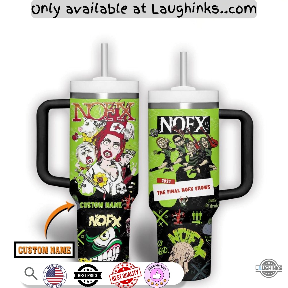 Personalized Nofx 40Oz Stanley Tumbler Dupe 7 Personalized NOFX 40oz Stanley Tumbler Dupe