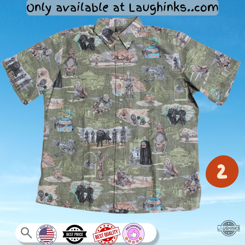 Star Wars Mandalorian Hawaiian Shirt Full Printed 7 Star Wars MANDALORIAN Hawaiian Shirt Full Printed