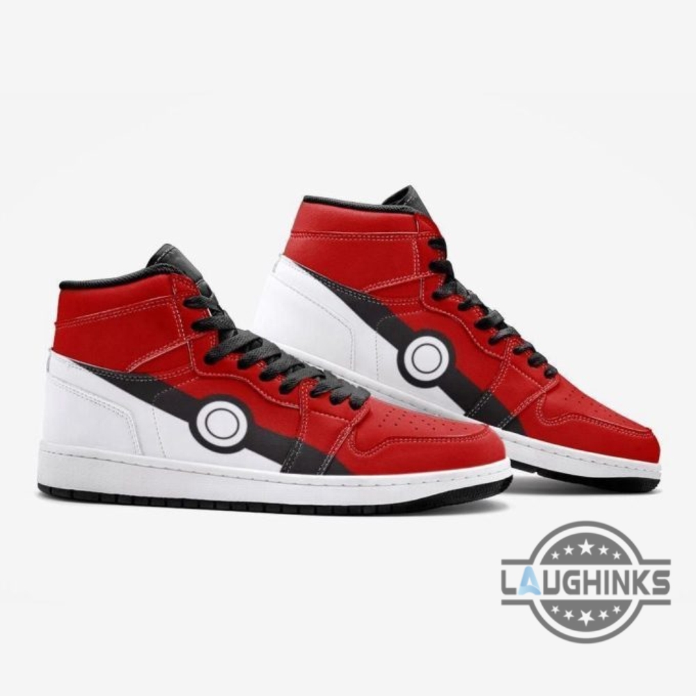 Poke Ball Pokemon Custom Air Jordan Shoes 4 Poke Ball Pokemon Custom Air Jordan Shoes