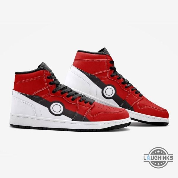 poke ball pokemon custom air jordan shoes