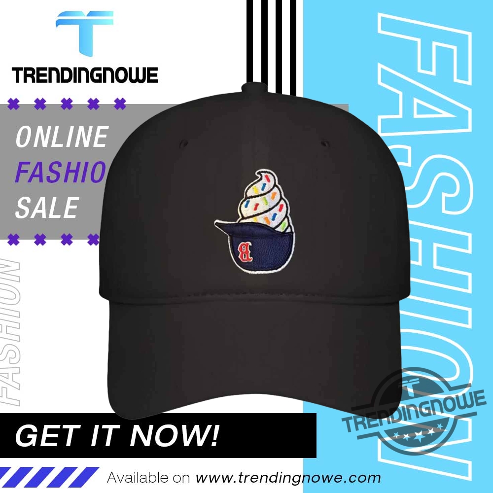 Steve Perrault Red Sox Ice Cream Hat 8 Steve Perrault Red Sox Ice Cream Hat