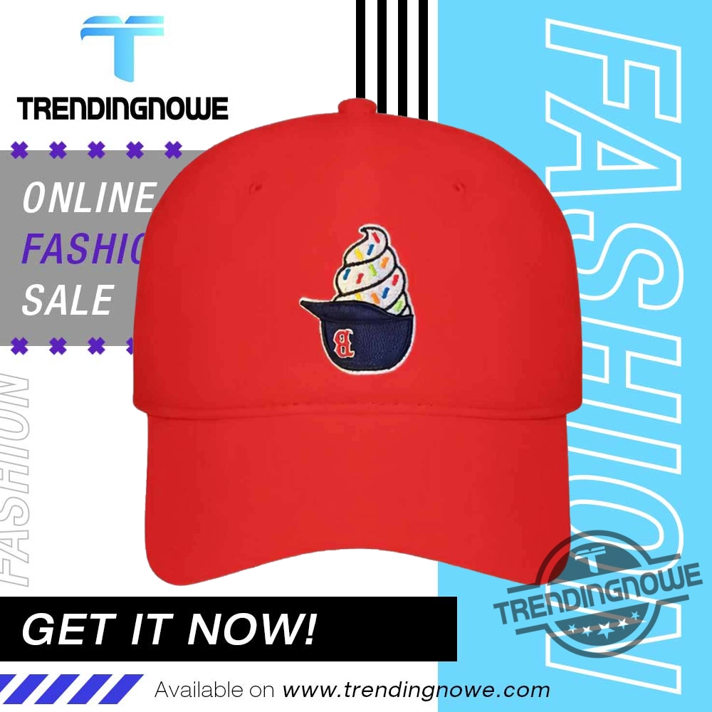 Steve Perrault Red Sox Ice Cream Hat 9 Steve Perrault Red Sox Ice Cream Hat