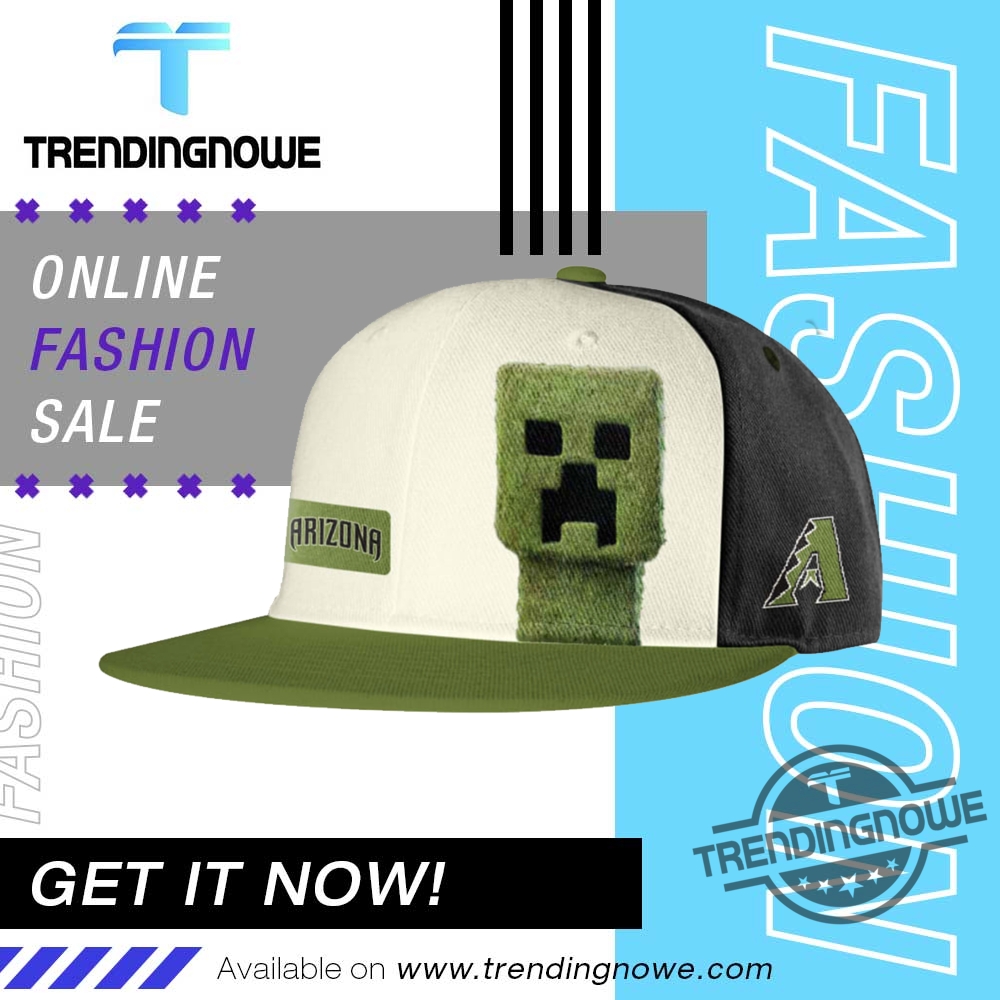 Diamondbacks Minecraft Hat Giveaway 2025 3D Print Classic Cap trendingnowe 1