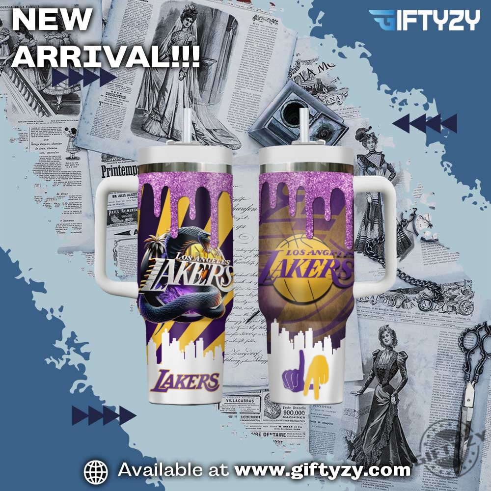 Los Angeles Lakers Nba Basketball Stanley Cup Trendy Tumbler With Handle 4 Los Angeles Lakers NBA Basketball Stanley Cup Trendy Tumbler With Handle