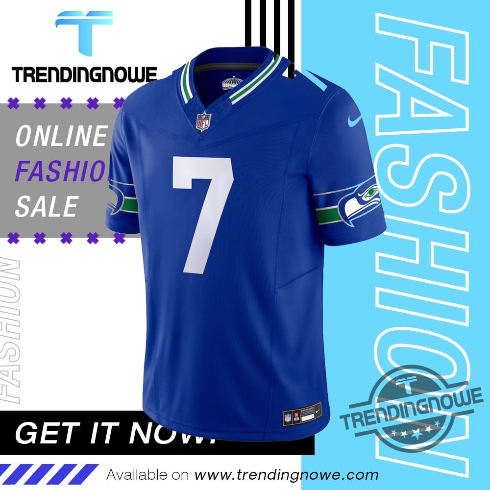 Seattle Seahawks Geno Smith Vapor Fuse Jersey trendingnowe 1