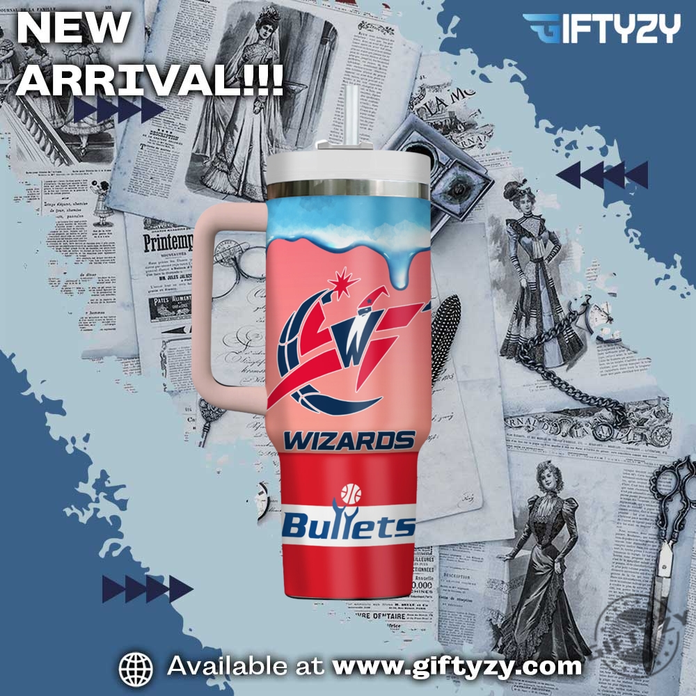 Nba Basketball Washington Wizards Stanley Cup Tumbler With Handle 5 NBA Basketball Washington Wizards Stanley Cup Tumbler With Handle