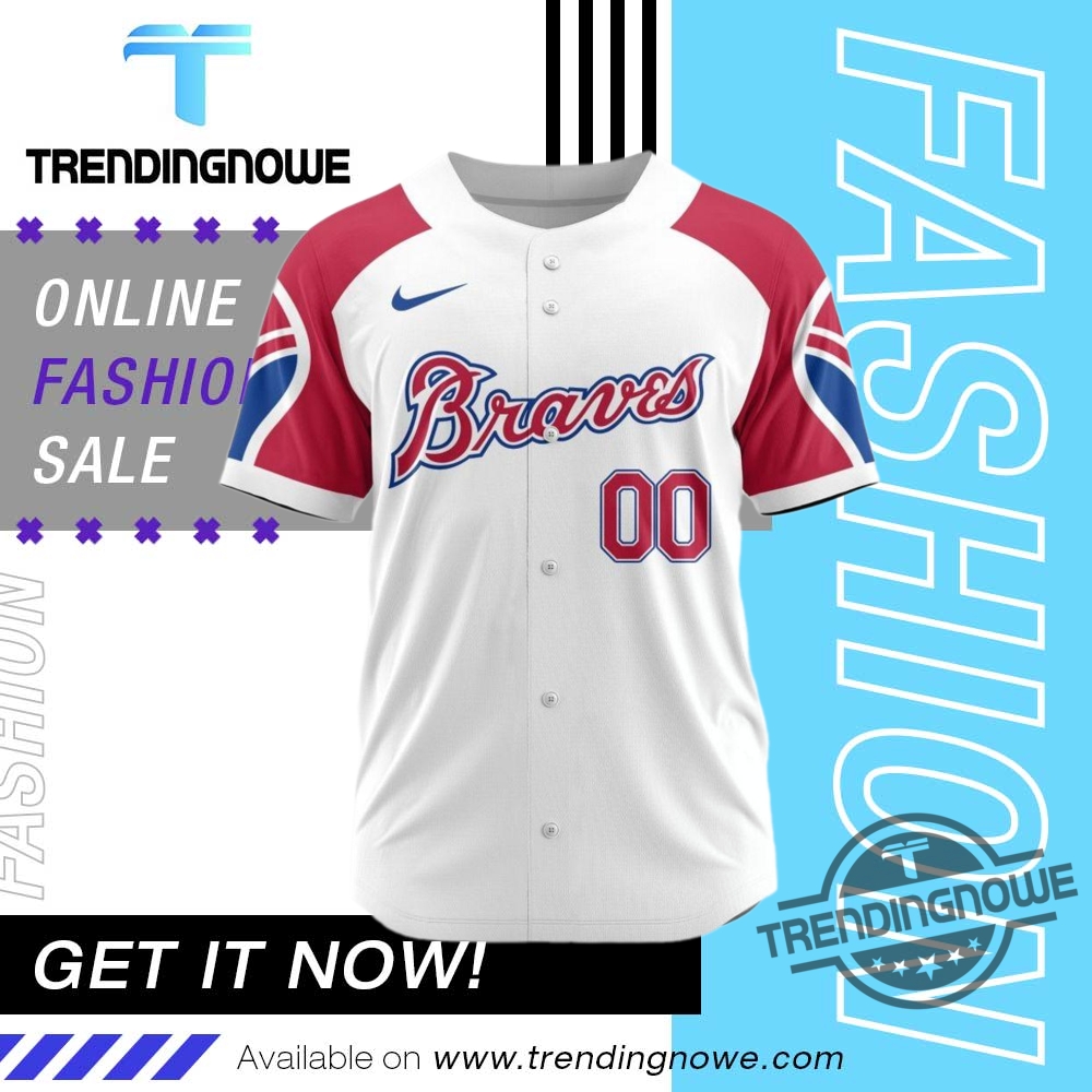 Mlb Atlanta Braves Personalized Reverse Retro Concept Baseball Jersey trendingnowe 1