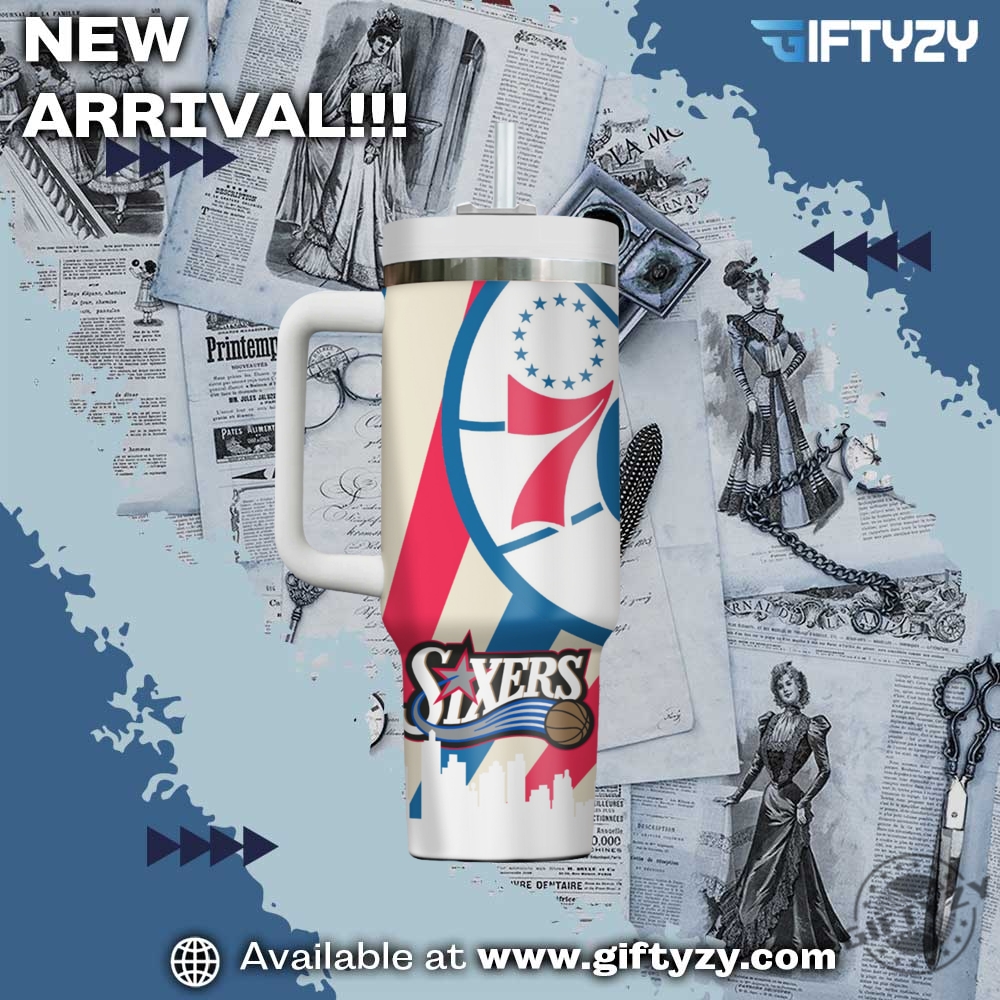 Nba Basketball Philadelphia 76Ers Funny Stanley Cup Tumbler With Handle 5 NBA Basketball Philadelphia 76ers Funny Stanley Cup Tumbler With Handle