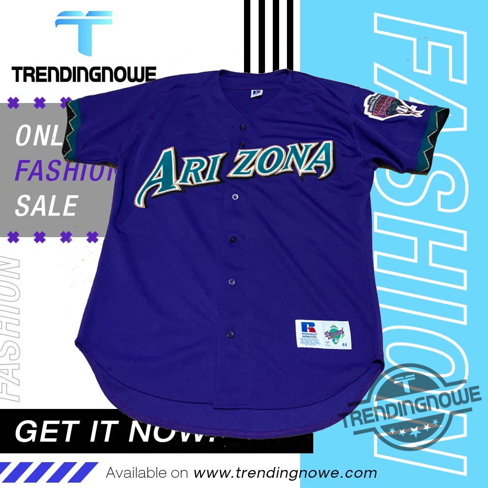 Russell Arizona Diamonds 1998 Baseball Shirt Jersey trendingnowe 1