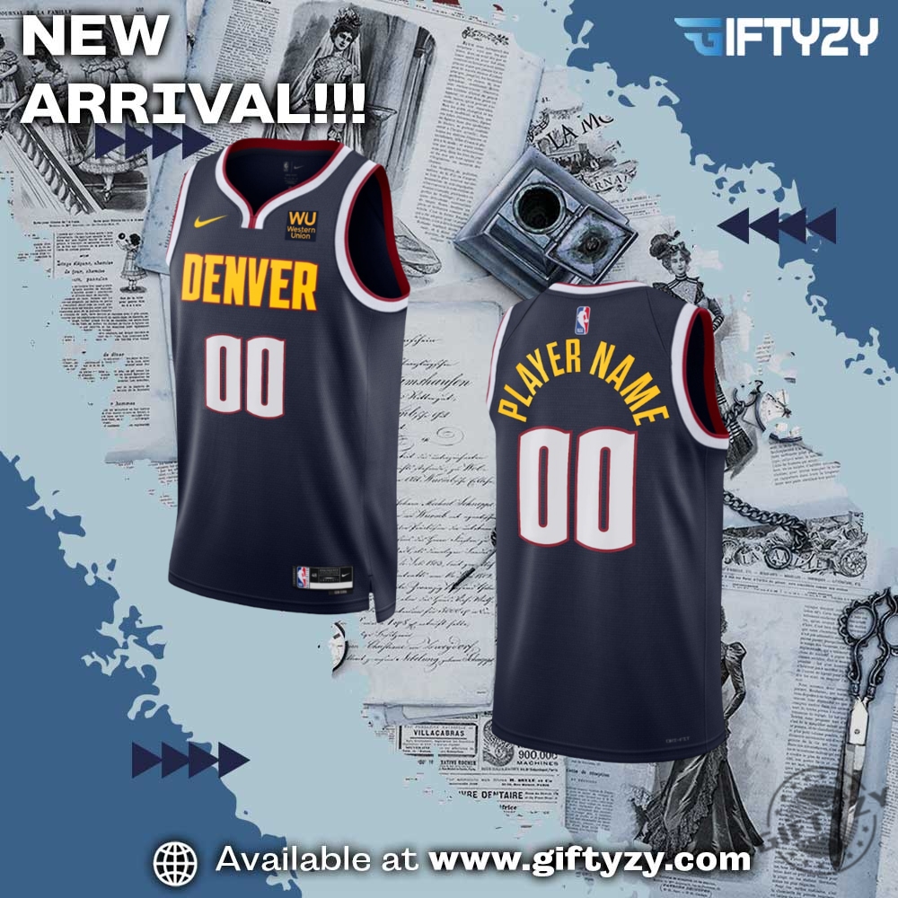 Trending Shirts and NBA Stanley 19 Denver Nuggets Custom Name Jersey