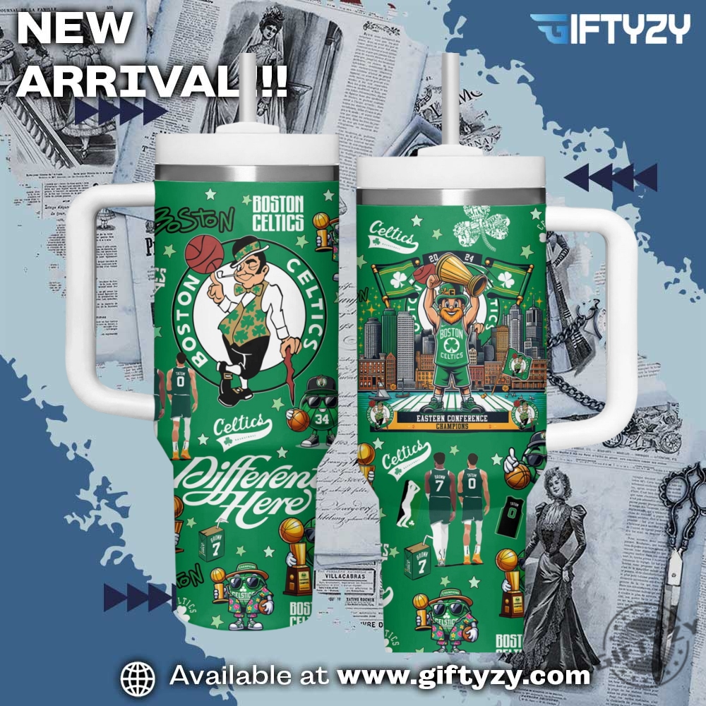 Nba Basketball Boston Celtics Champions Stanley Cup Tumbler With Handle 5 NBA Basketball Boston Celtics Champions Stanley Cup Tumbler With Handle