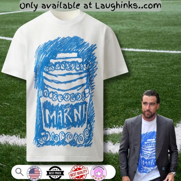 travis kelce marni blue cake shirt