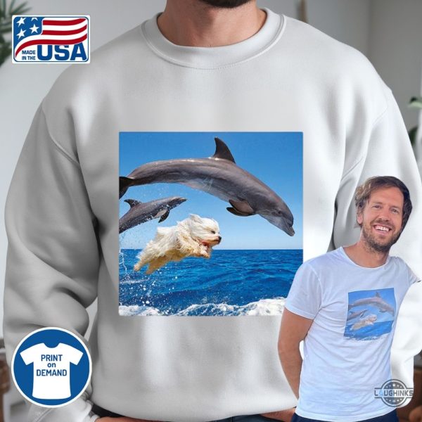 f1 sebastian vettel funny dog and dolphins shirt