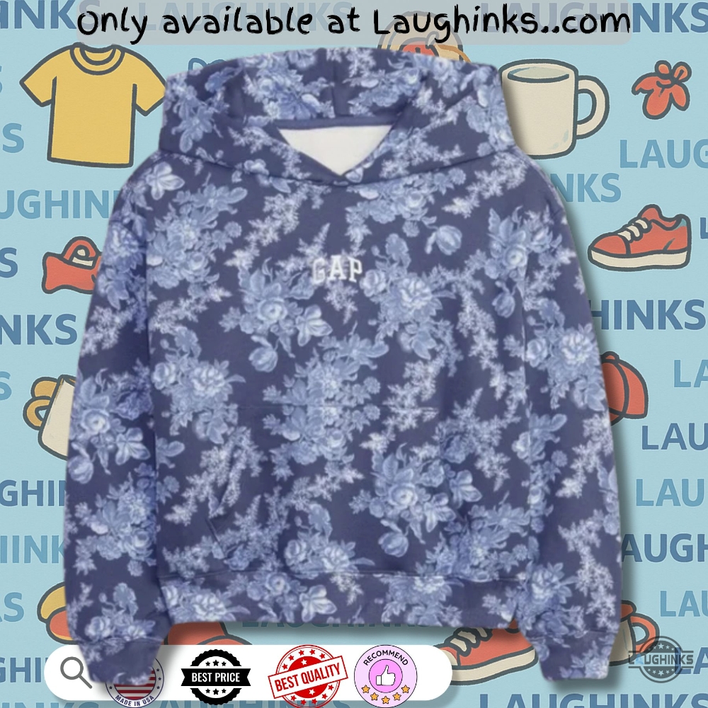 Replica Gap Loveshackfancy Floral Hoodie T Shirt Sweatshirt Flowers 6 Replica Gap × LoveShackFancy Floral Hoodie T Shirt Sweatshirt Flowers
