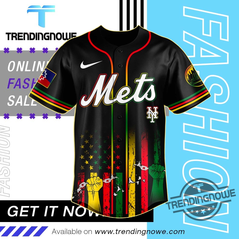 New York Mets Juneteenth Day 2025 Jersey 7 New York Mets Juneteenth Day 2025 Jersey