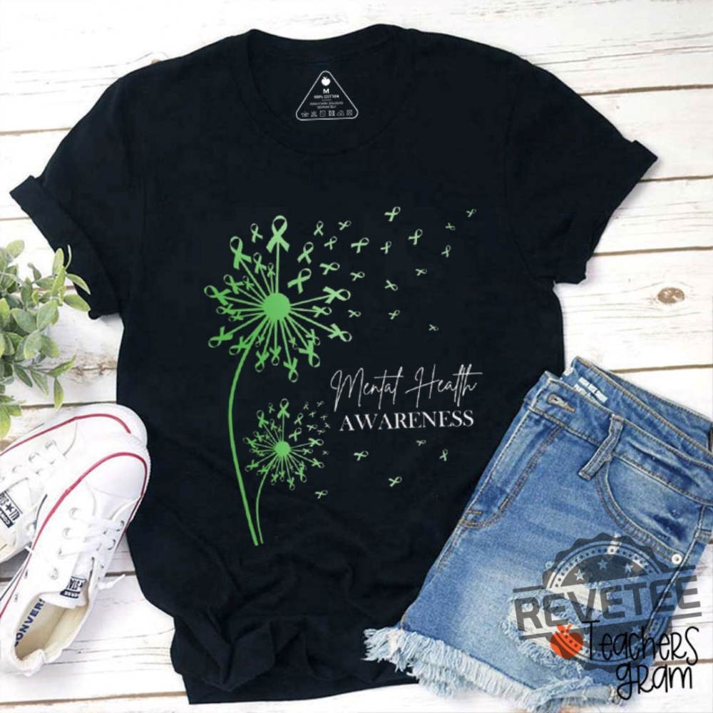 Top Trending 2025: Essential Mental Health Matters Apparel Collection 5 Mental Health Awareness Dandelion Teacher T Shirt Nami Support Hoodie Crewneck