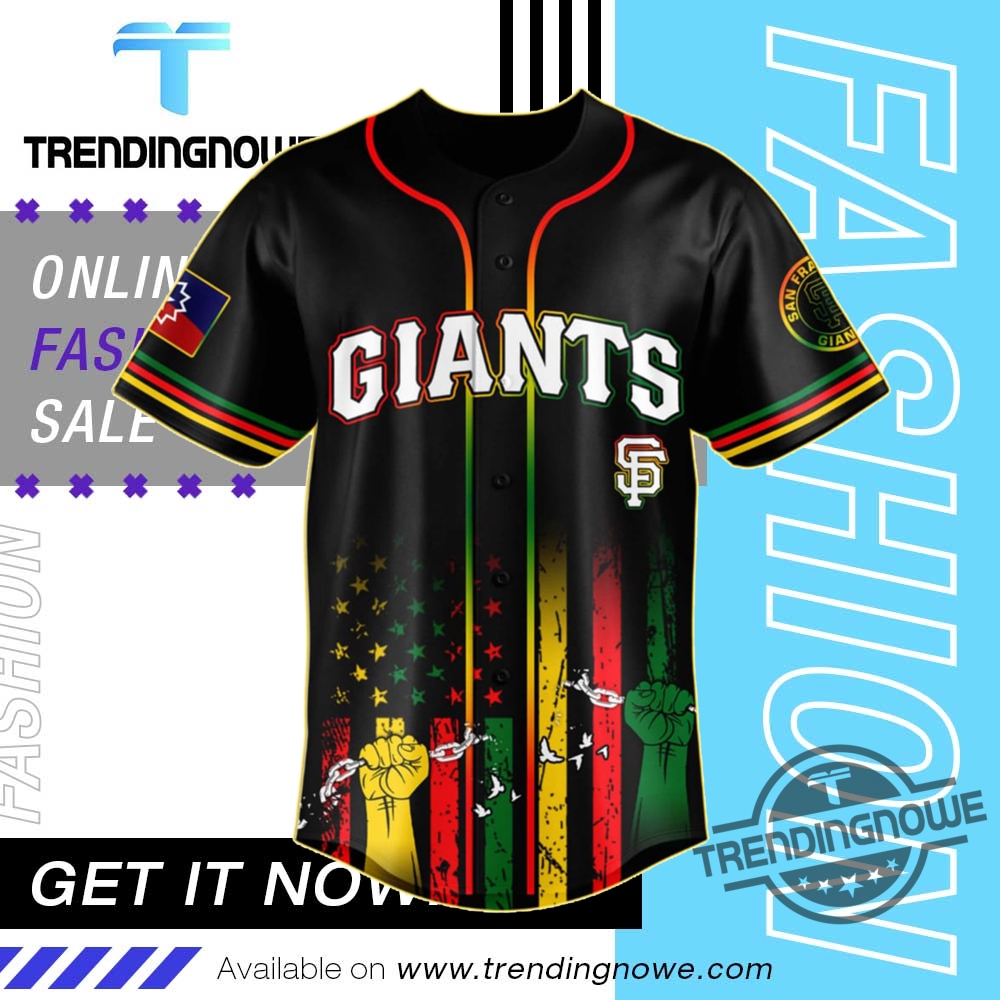 San Francisco Giants Juneteenth Day 2025 Jersey 8 San Francisco Giants Juneteenth Day 2025 Jersey