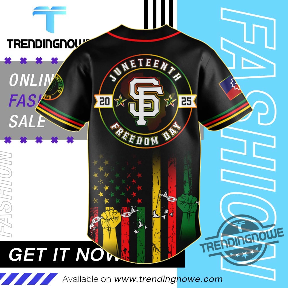 San Francisco Giants Juneteenth Day 2025 Jersey 9 San Francisco Giants Juneteenth Day 2025 Jersey