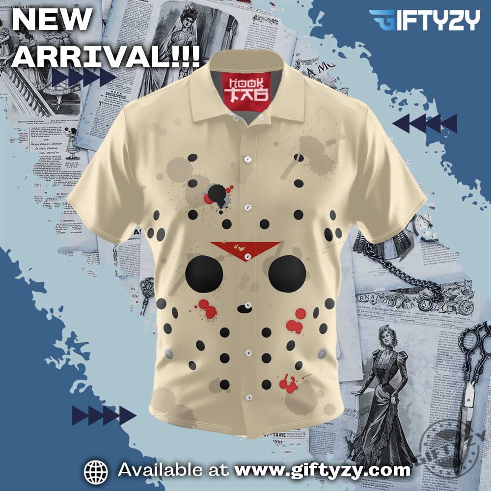 Jason Voorhees Friday The 13Th 3D Over Printed Shirt 3 Jason Voorhees Friday the 13th 3D Over Printed Shirt