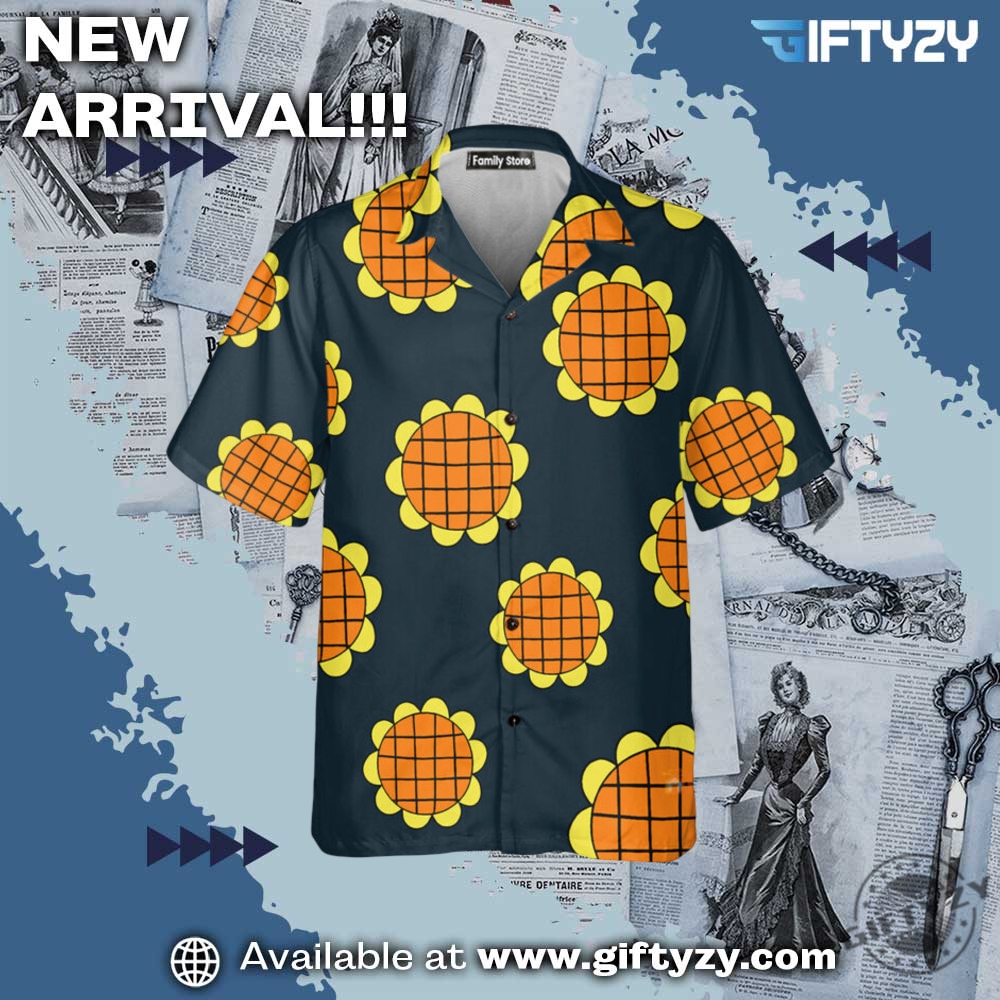 Nova knicks Shirt 20 Anime One Piece Luffy Dressrosa Lucy Sunflower Costume Cosplay Hawaiian Shirt