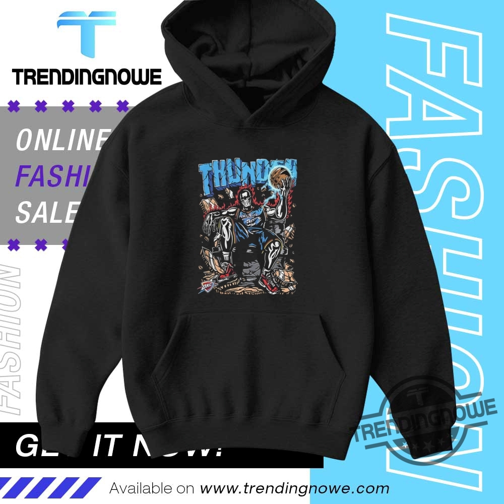 Jalen Williams Oklahoma City Thunder Throne Warren Lotas Skeleton Shirt 9 Jalen Williams Oklahoma City Thunder Throne Warren Lotas Skeleton Shirt