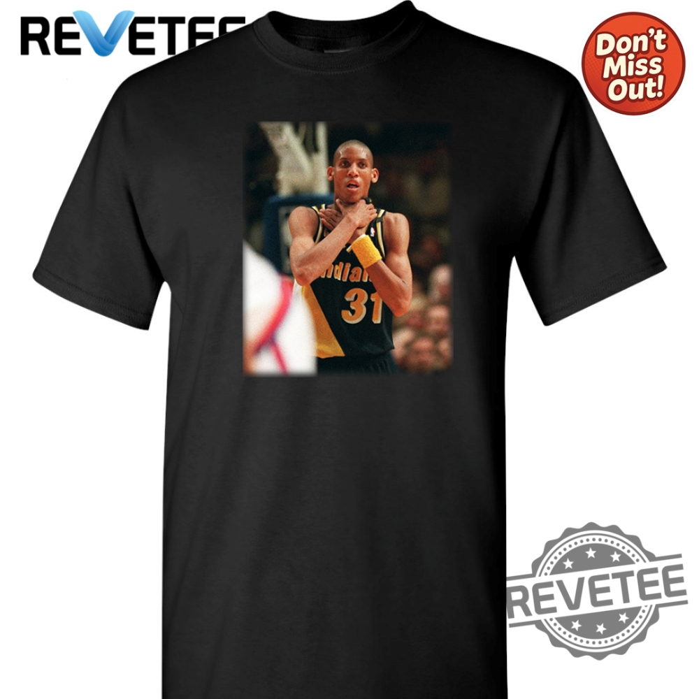 Top Trending 2025: Reggie Miller and Tyrese Halliburton Indiana Pacers T-Shirts You Need Now 7 Reggie Miller Choke Hoodie Shirt Crewneck
