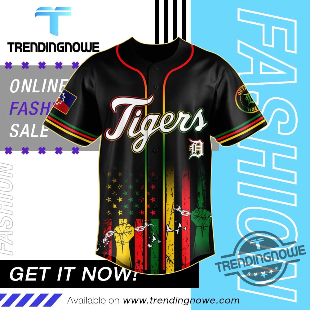 Detroit Tigers Juneteenth Day 2025 Jersey trendingnowe 1