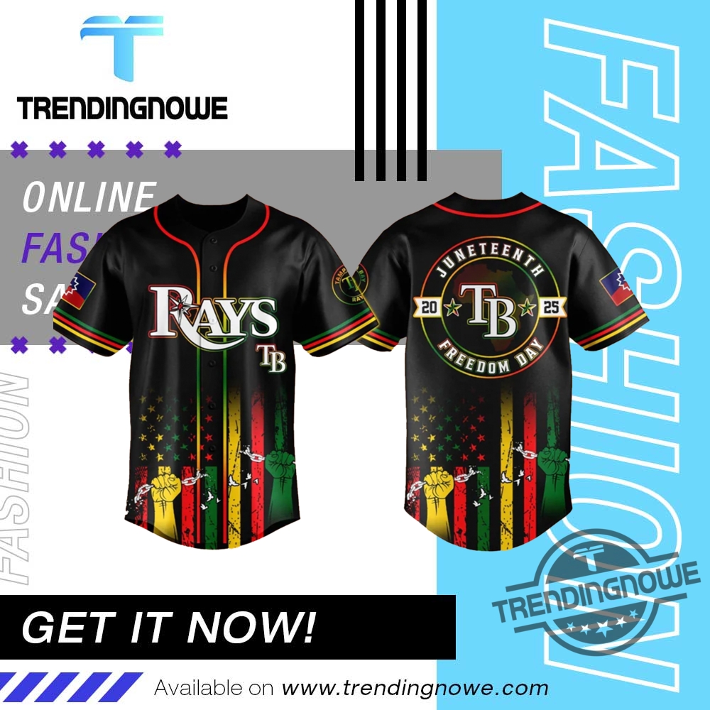 Tampa Bay Rays Juneteenth Day 2025 Jersey trendingnowe 1