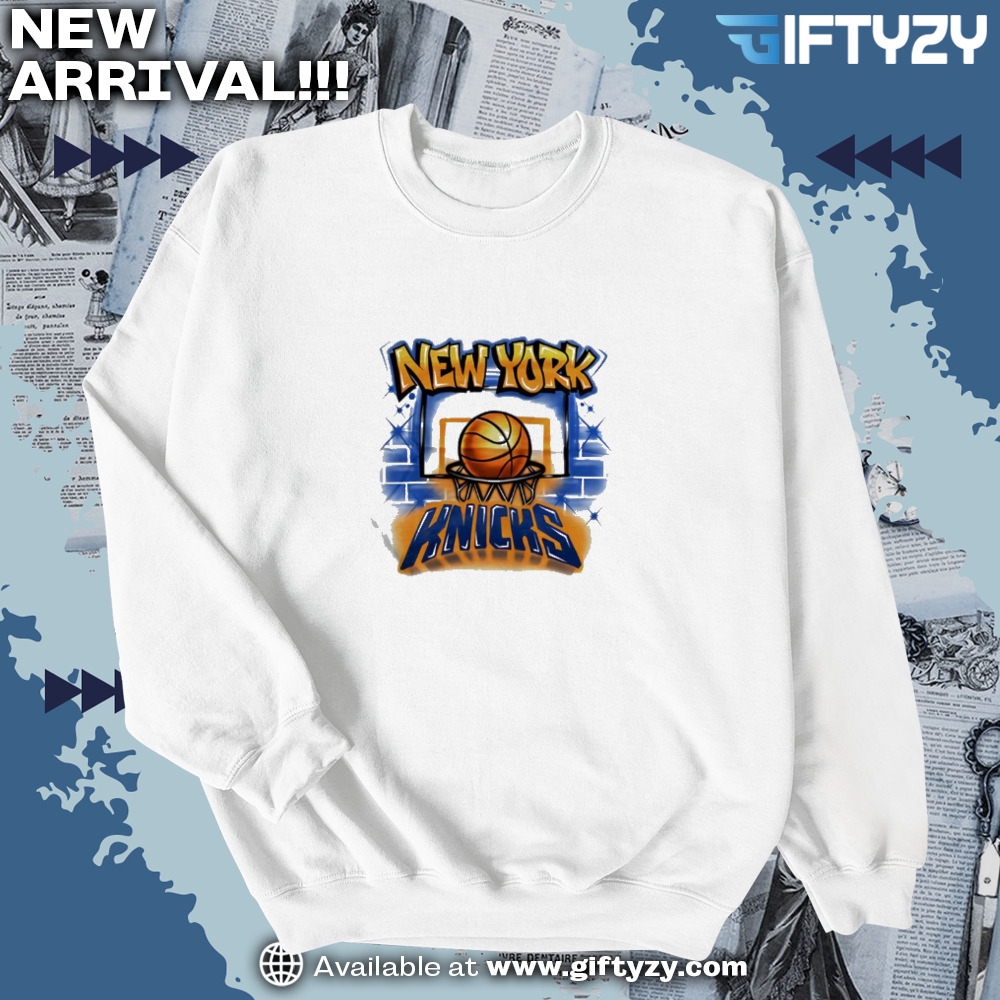 Basketball Nba New York Knicks Wall Painting Shirt 6 Basketball NBA New York Knicks Wall Painting Shirt