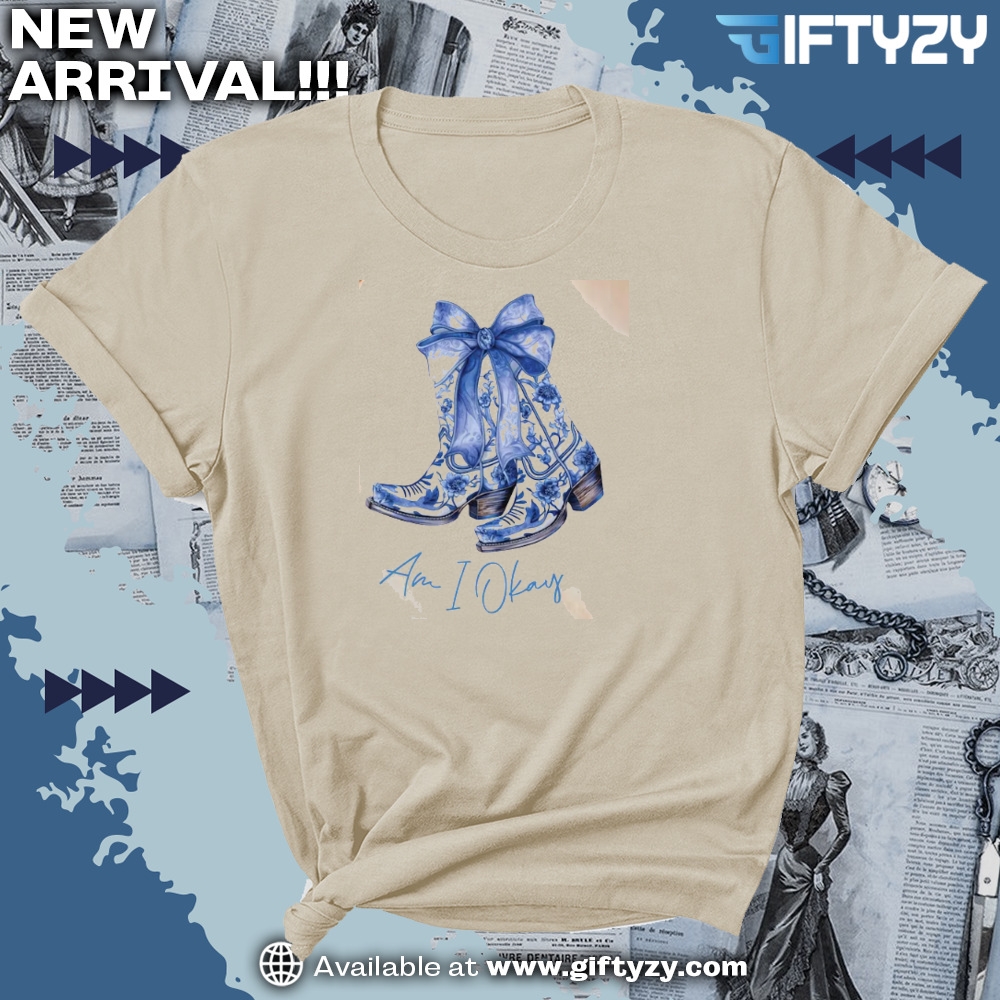 Am I Okay Boot Cowgirl Coquette Bow Country Concert Shirt 3 Am I Okay Boot Cowgirl Coquette Bow Country Concert Shirt