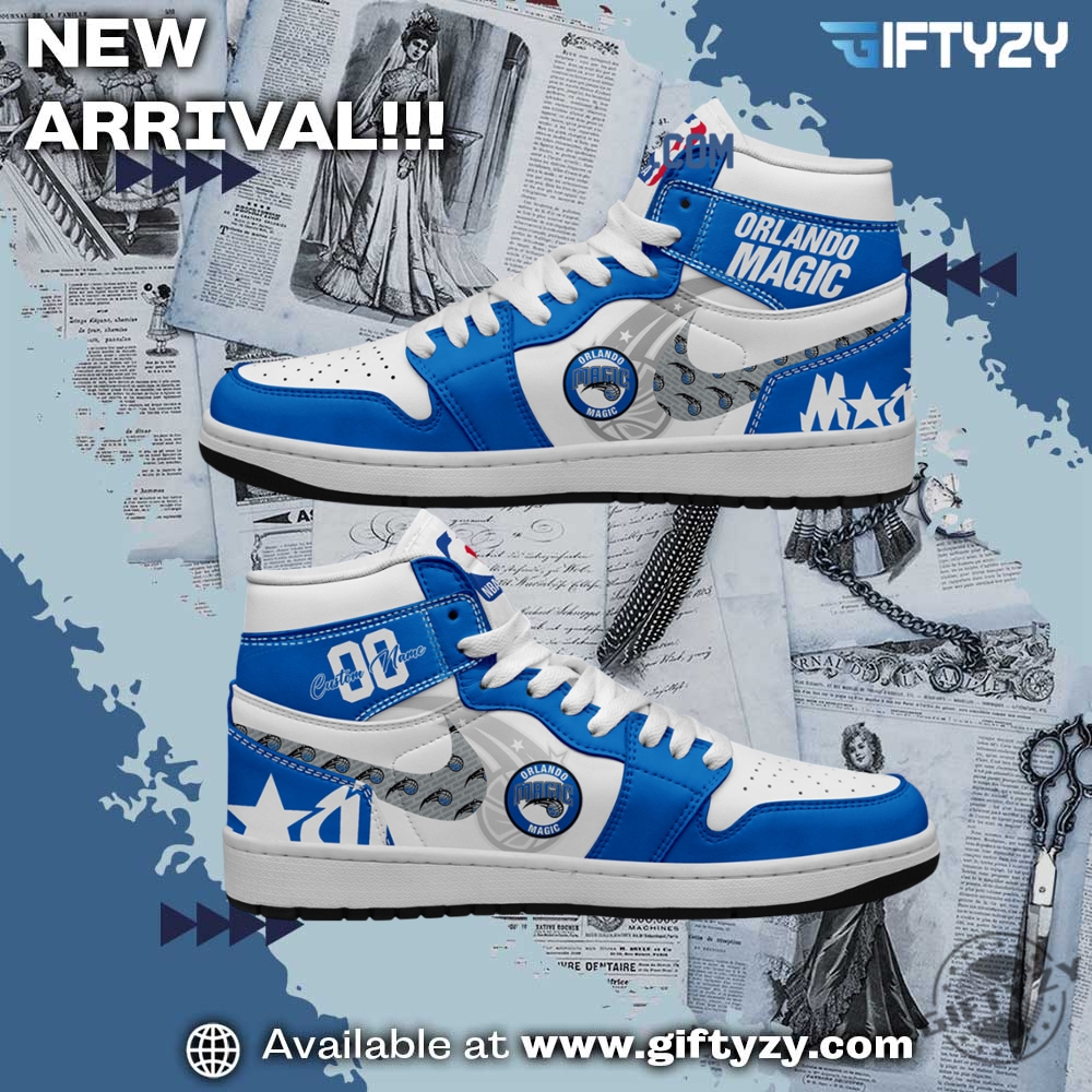 NBA Trending Shirt and Shoes 28 Nba Basketball Orlando Magic Personalized Air Jordan 1 Shoes